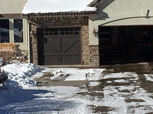 Carriage house style garage doors